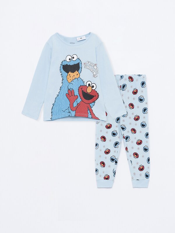 Sesame Street © CPLG baskılı pijama takımı