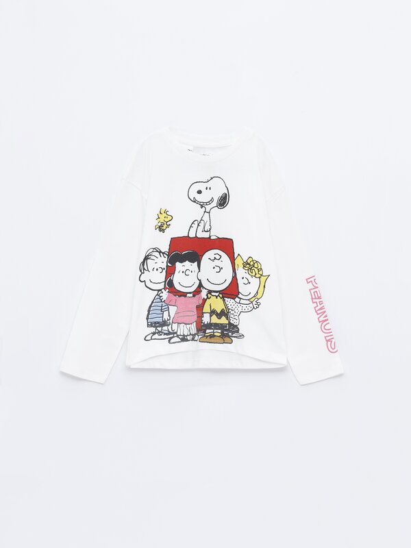 T-shirt de manga comprida dos Peanuts™