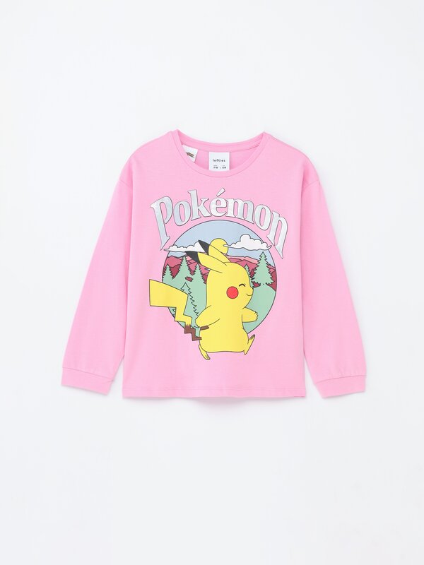 Pikachu Pokémon™ baskılı t-shirt