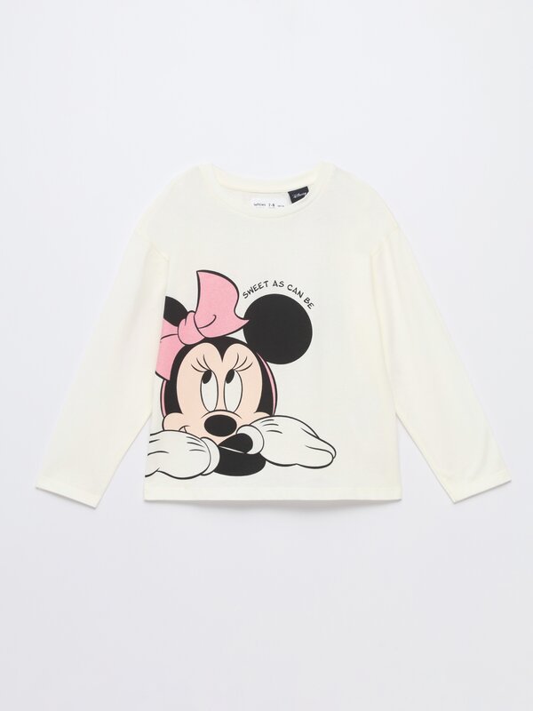 Büyük boy Minnie Mouse © Disney baskılı t-shirt