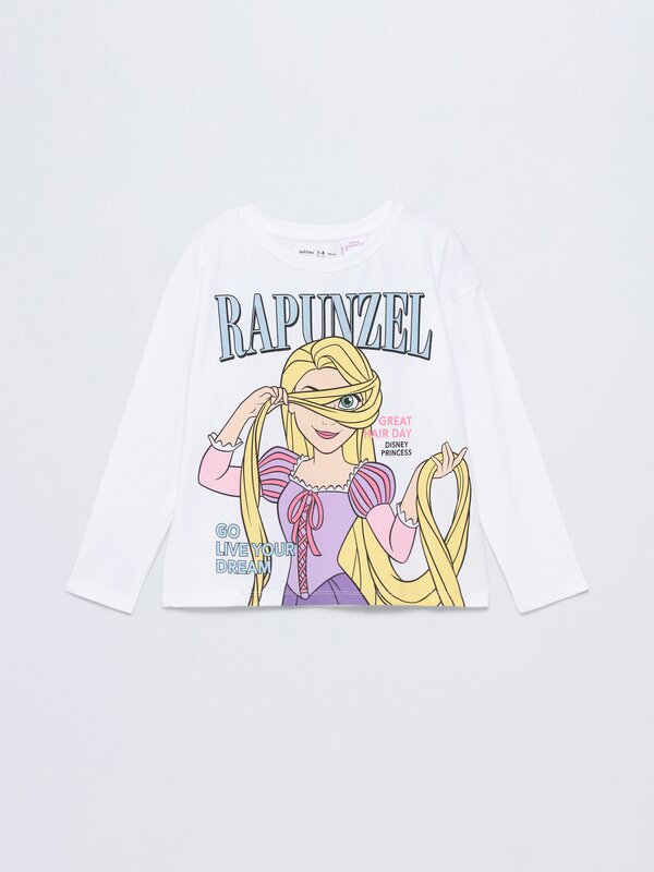 T-shirt de manga comprida da Rapunzel ©Disney