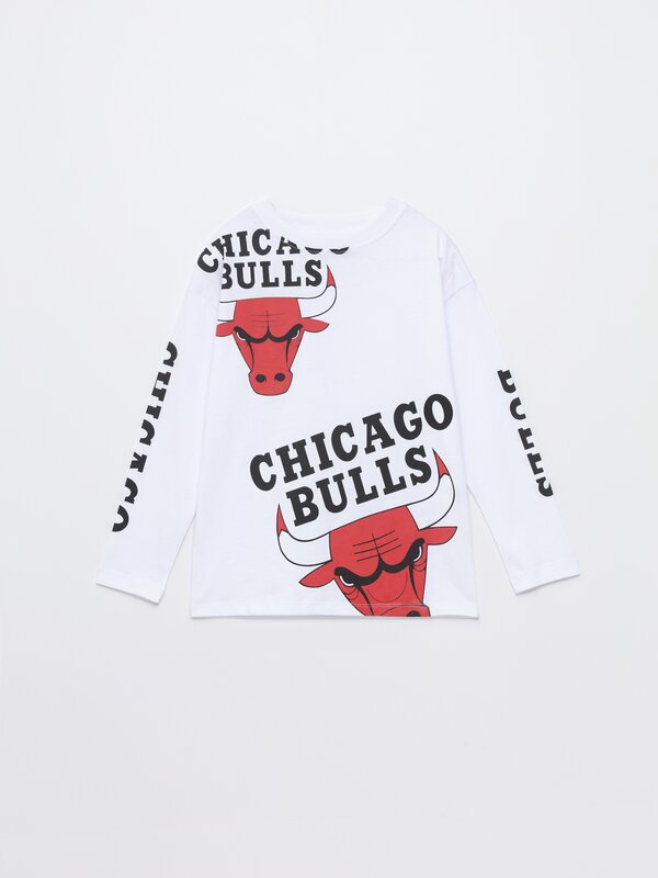 CHICAGO BULLS NBA baskılı t-shirt
