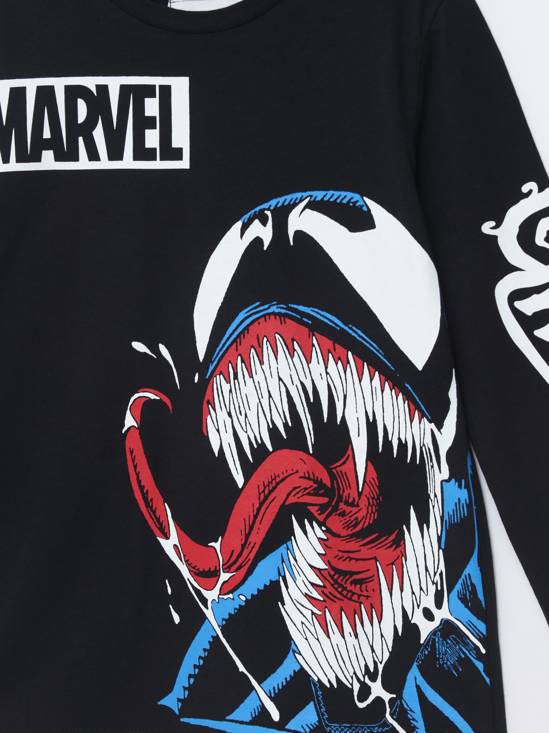 Venom Marvel print T shirt