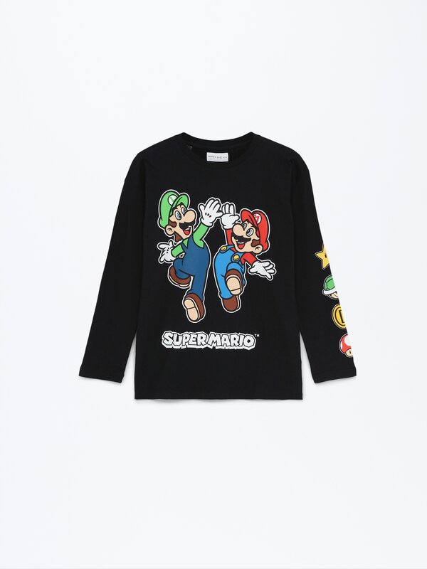 Super Mario™ Nintendo baskılı t-shirt
