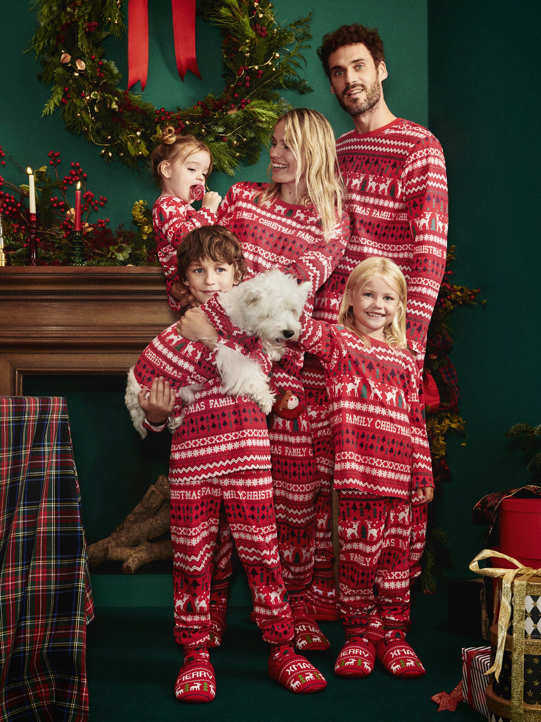 Pijama familiar navidad store