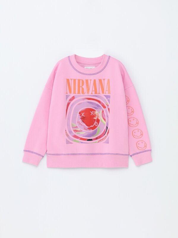 NIRVANA print sweatshirt