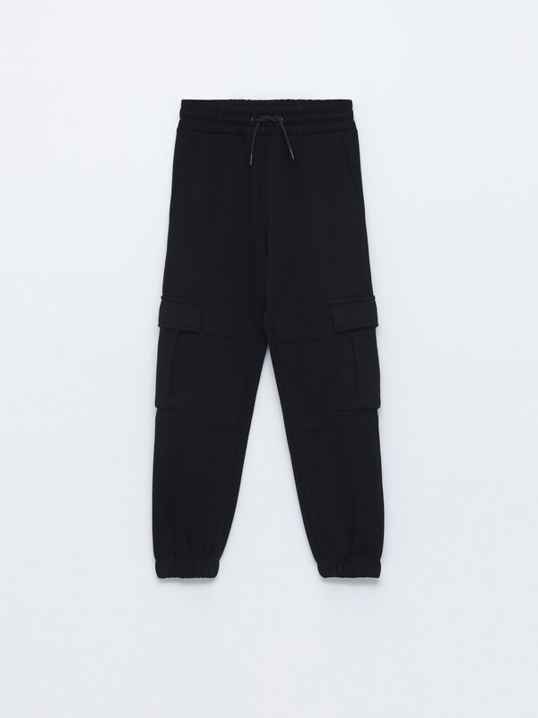 Cargo tracksuit bottoms