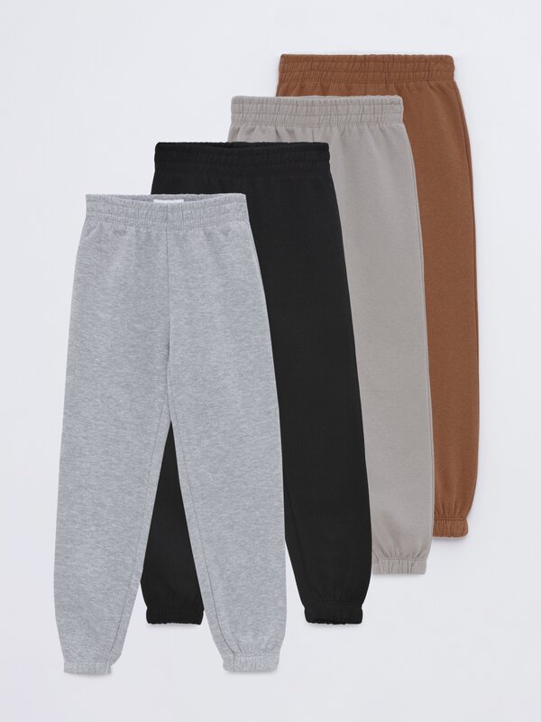 Pack of 4 pairs of tracksuits bottoms