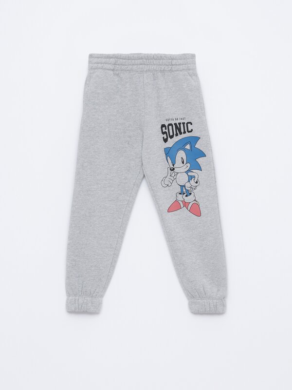Sonic™ | SEGA print plush trousers