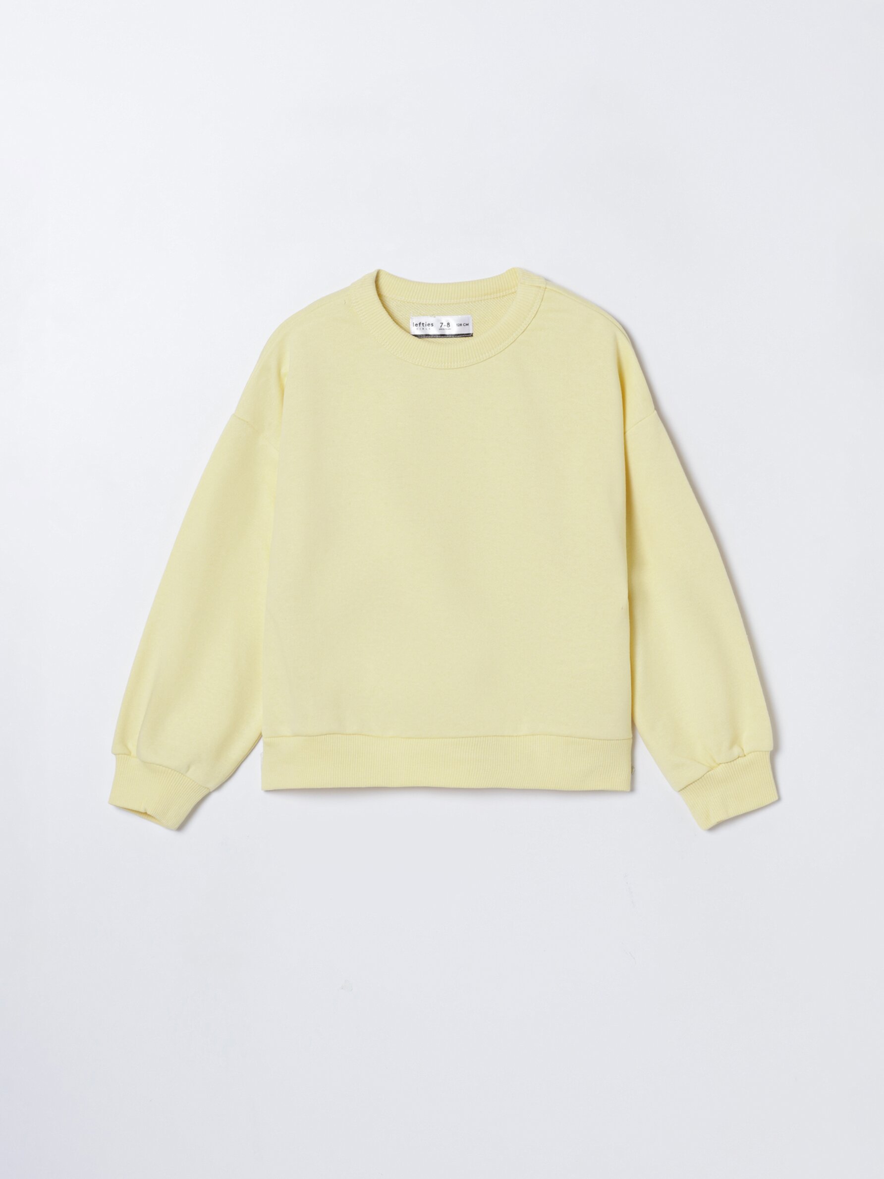 Pale yellow 2024 crew neck sweatshirt