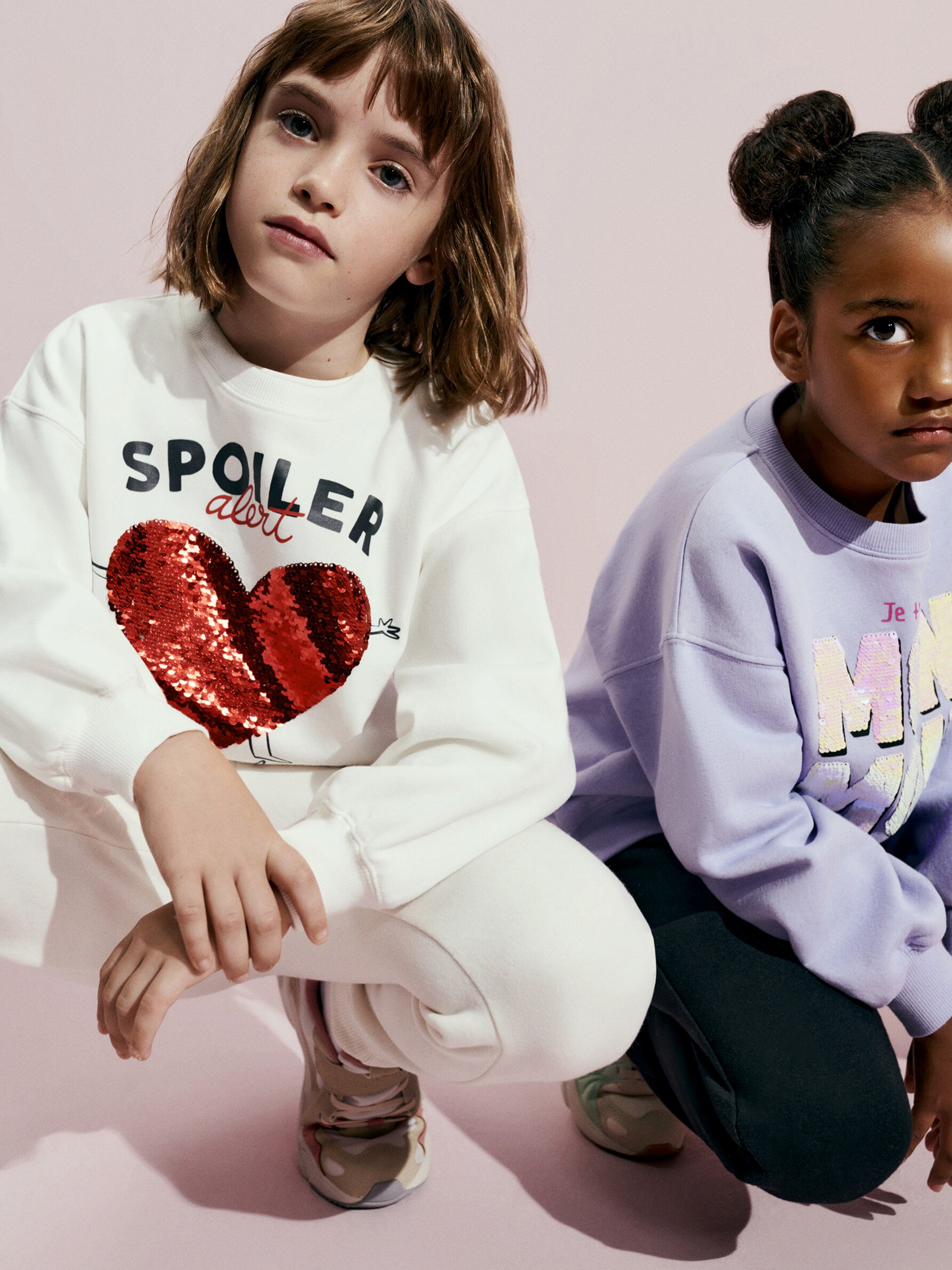 Sudadera estampado lentejuelas m gicas NOVEDADES Ni a Ni os