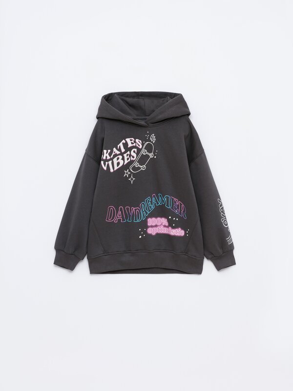Printed hoodie