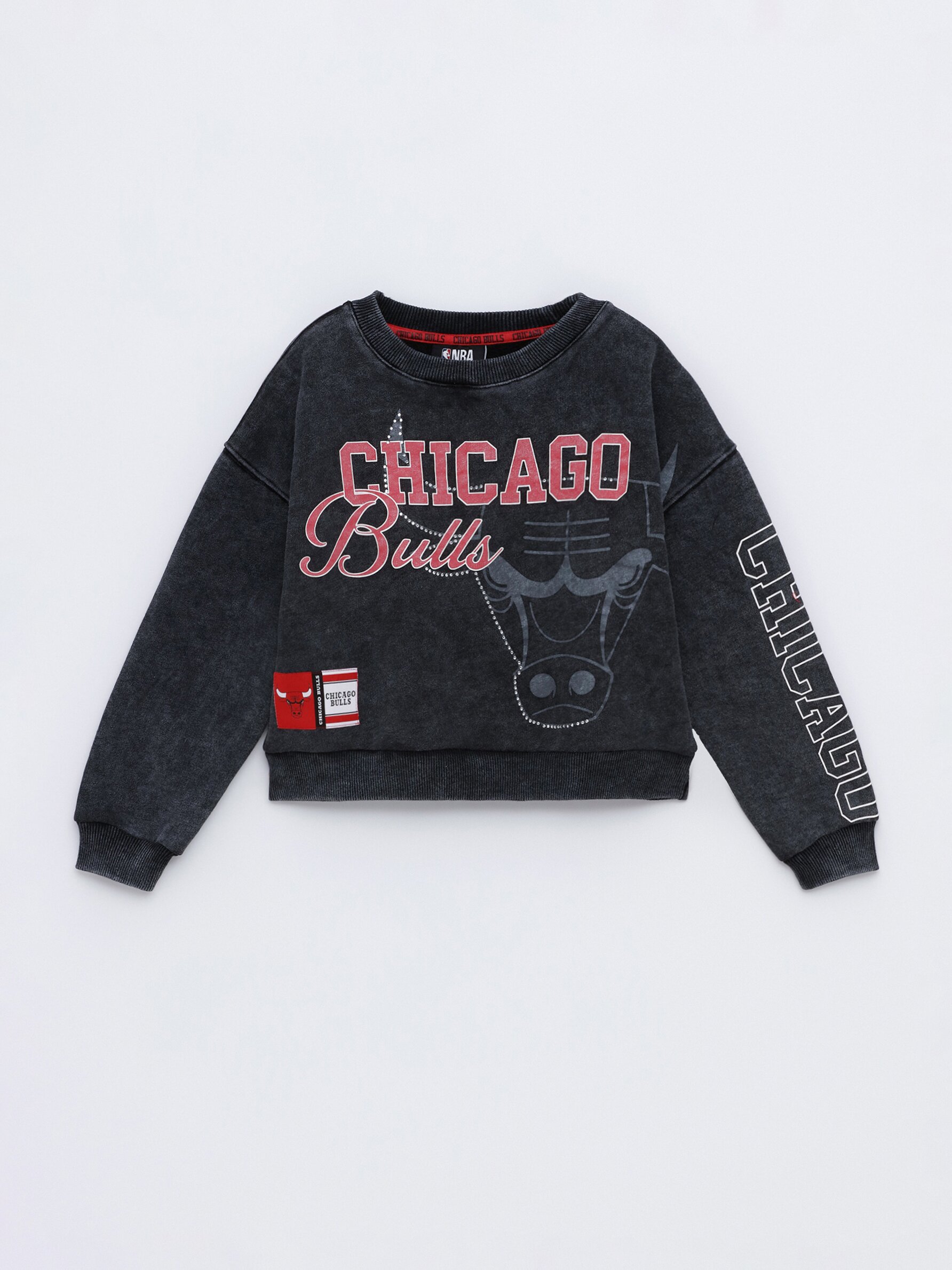 chicago bulls grey sweatshirt