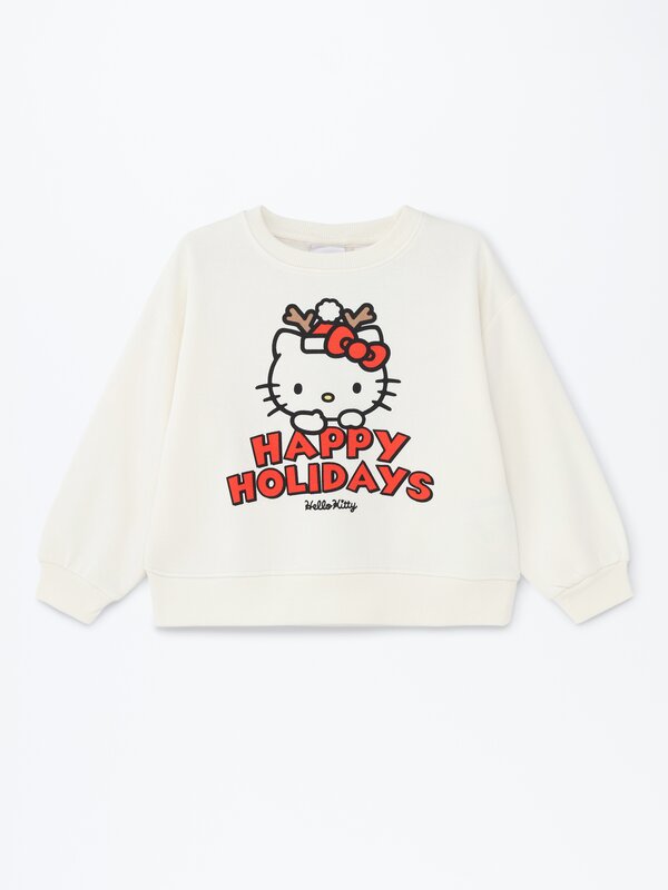 Hello Kitty ©Sanrio Christmas print sweatshirt