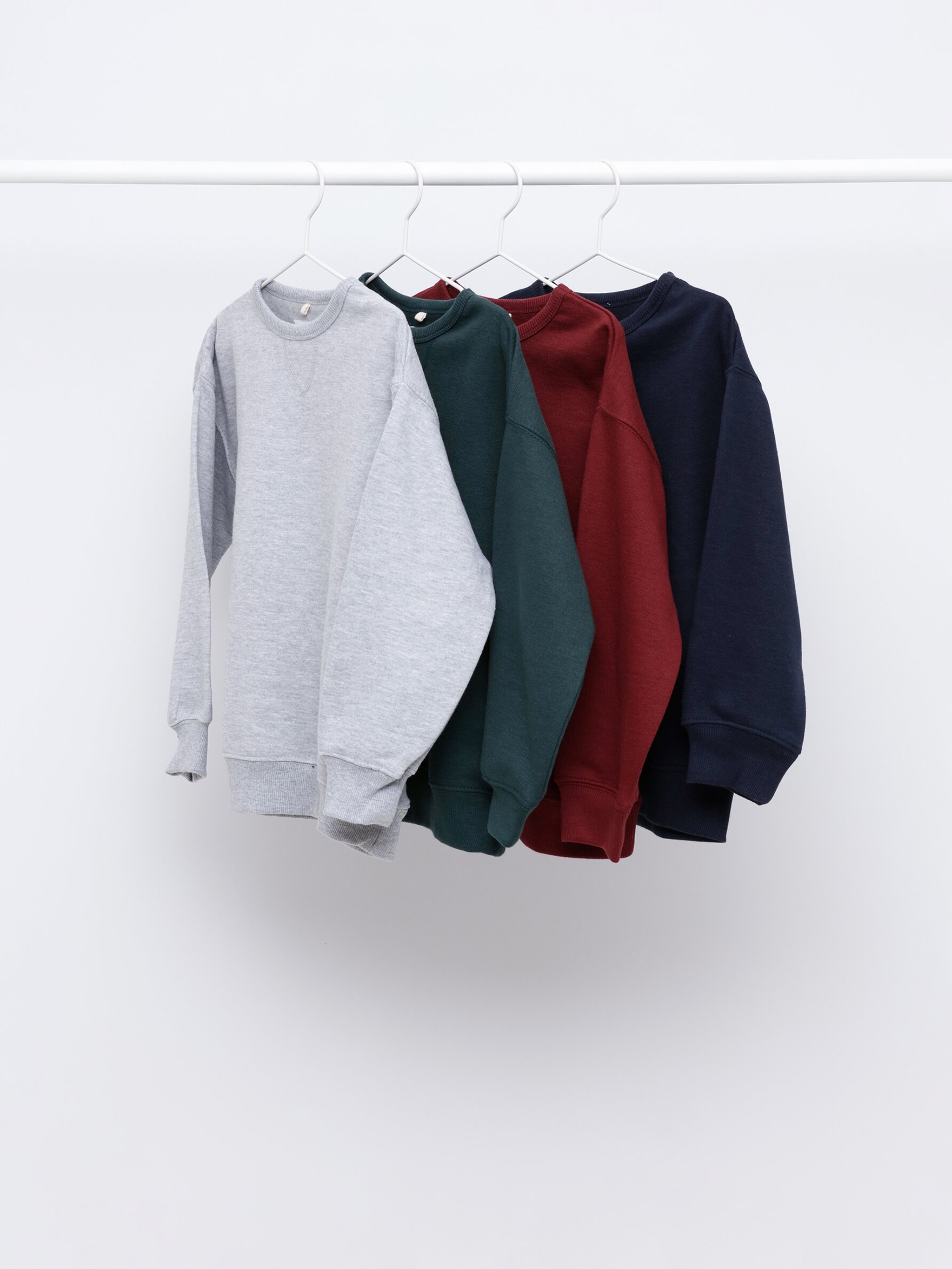 Pack of 4 basic sweatshirts