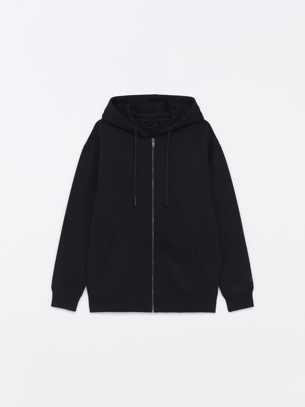 Basic hooded jacket