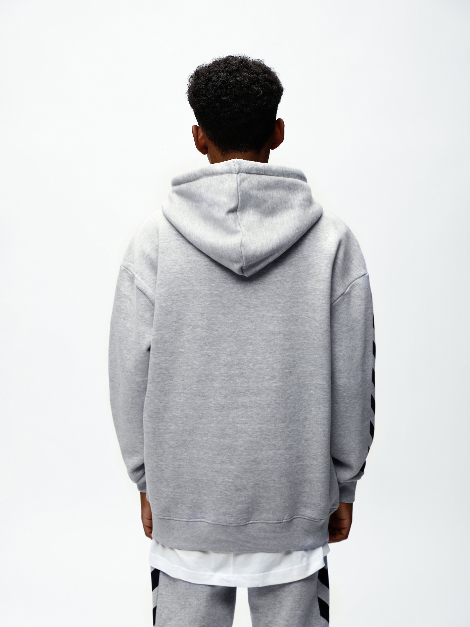 Adidas original tape overhead on sale hoodie