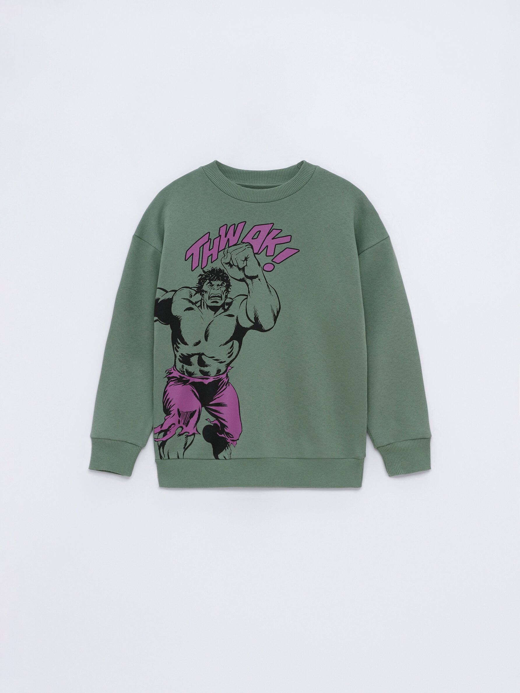 Hulk Marvel print sweatshirt