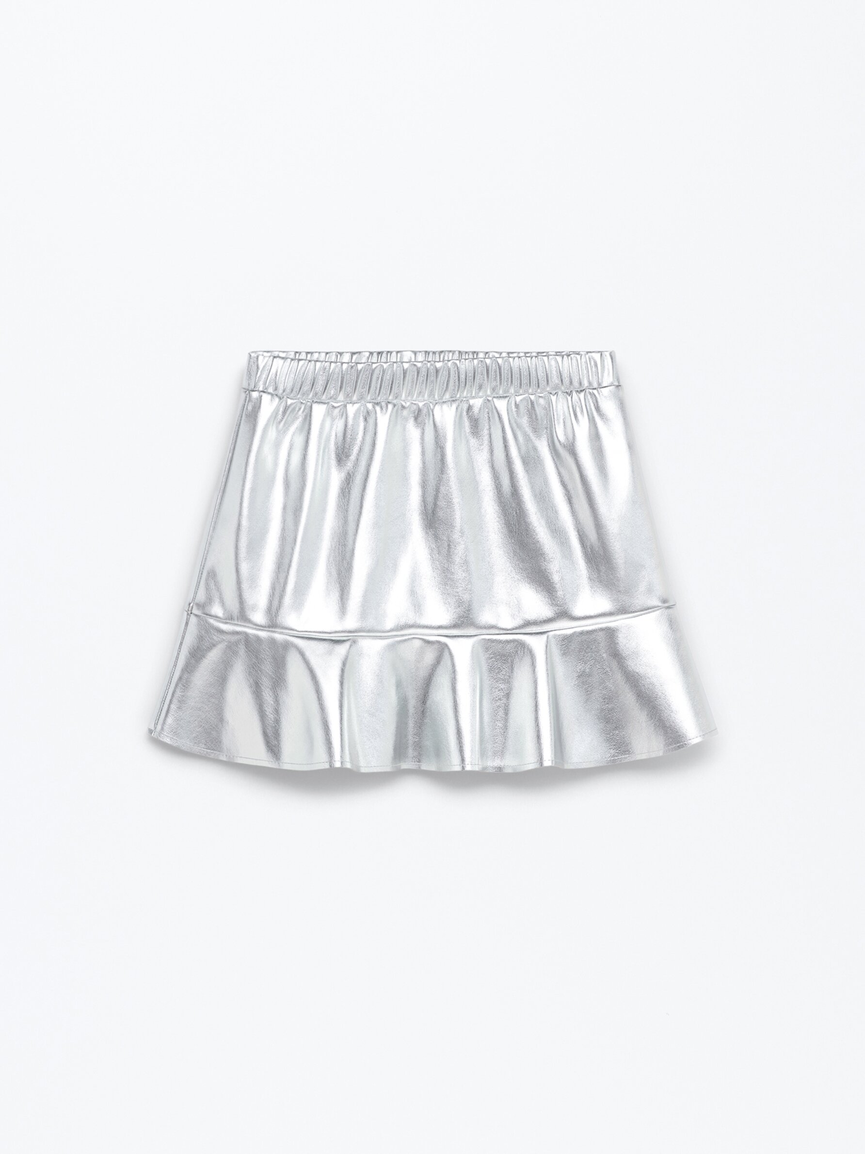 Silver metallic 2024 skirt xs