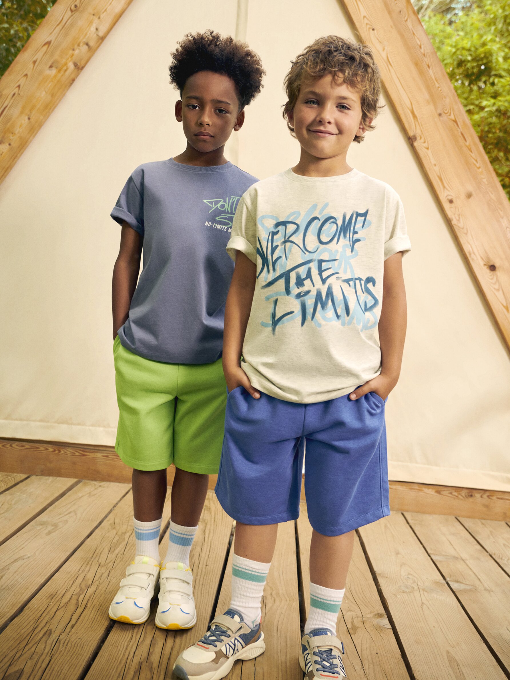Lefties bermudas top niño