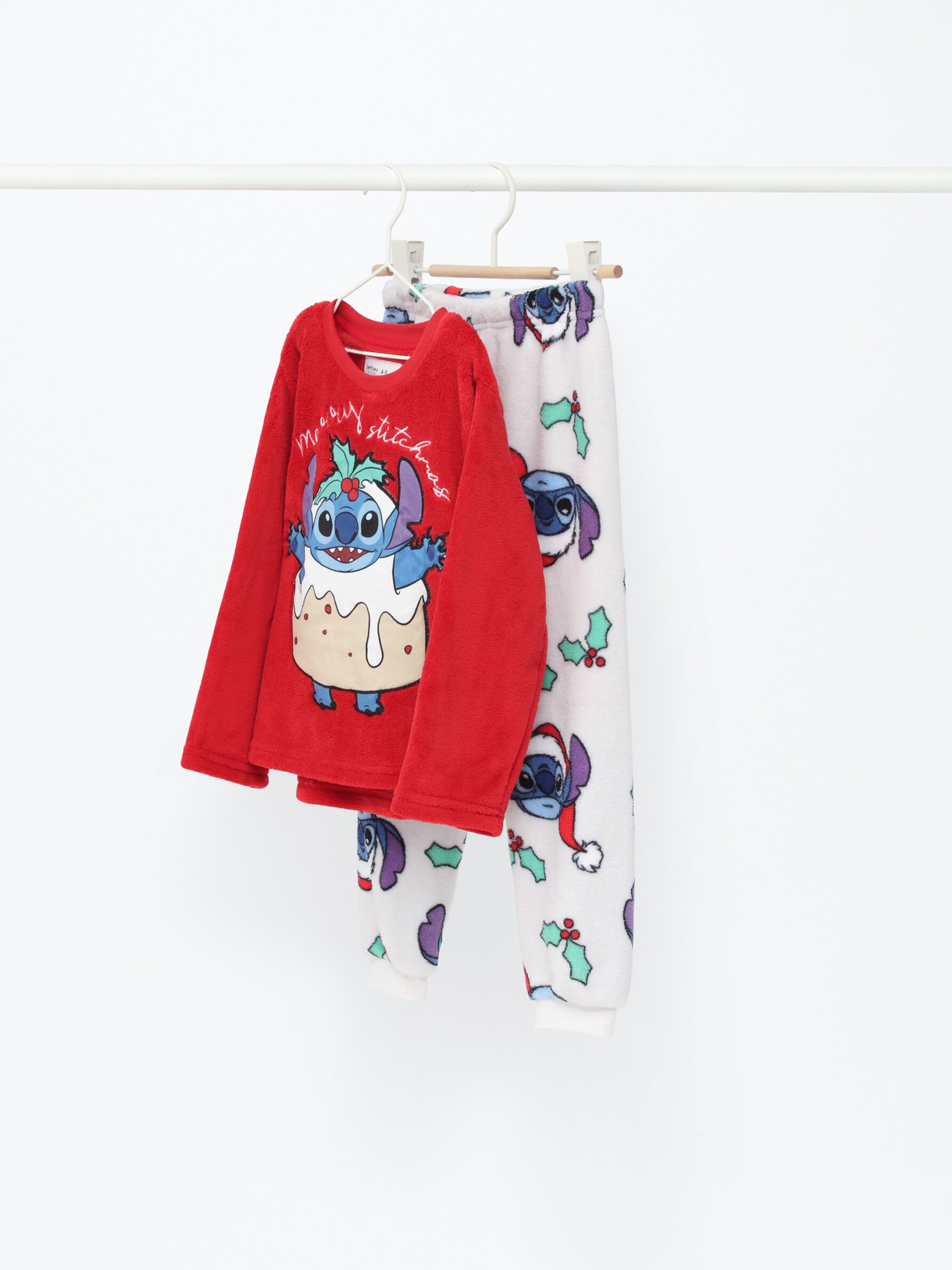  Disney Pijamas Lilo & Stitch para niñas, Rojo - : Ropa, Zapatos  y Joyería