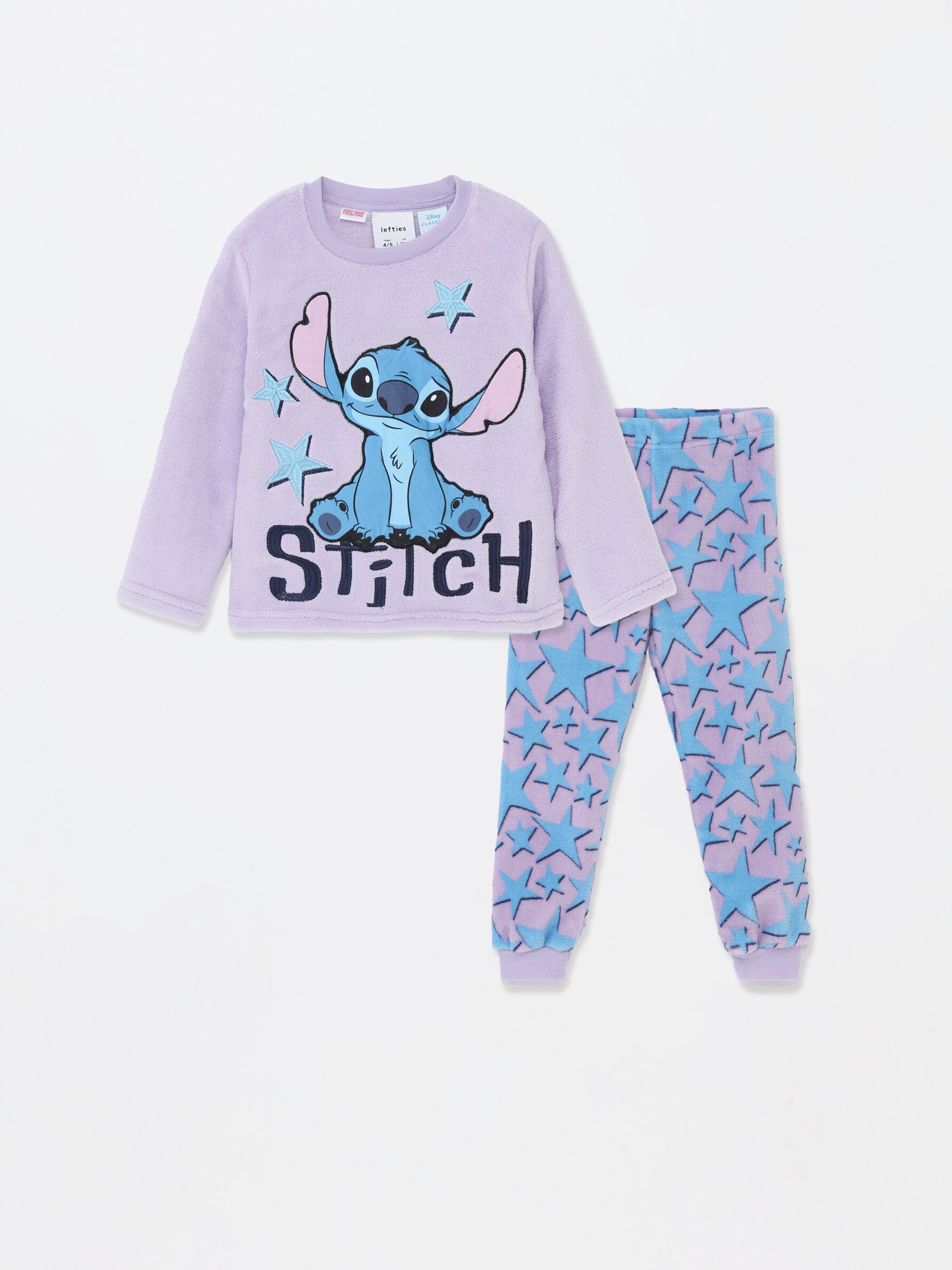 Stitch rosa best sale y azul pijama