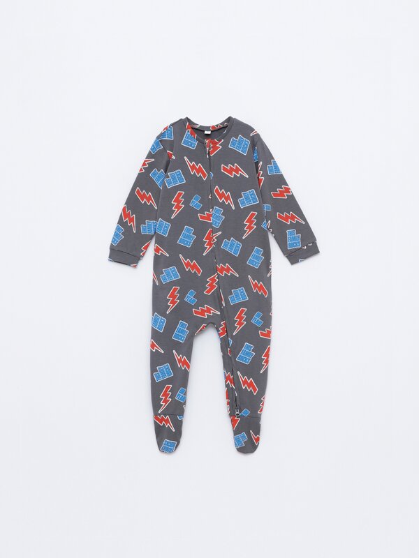 Bebé | Pijama familiar Rock de peça única
