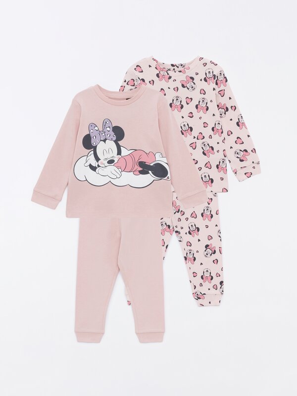 Minnie Mouse ©Disney pijama-konjuntoak, 2ko pack-a