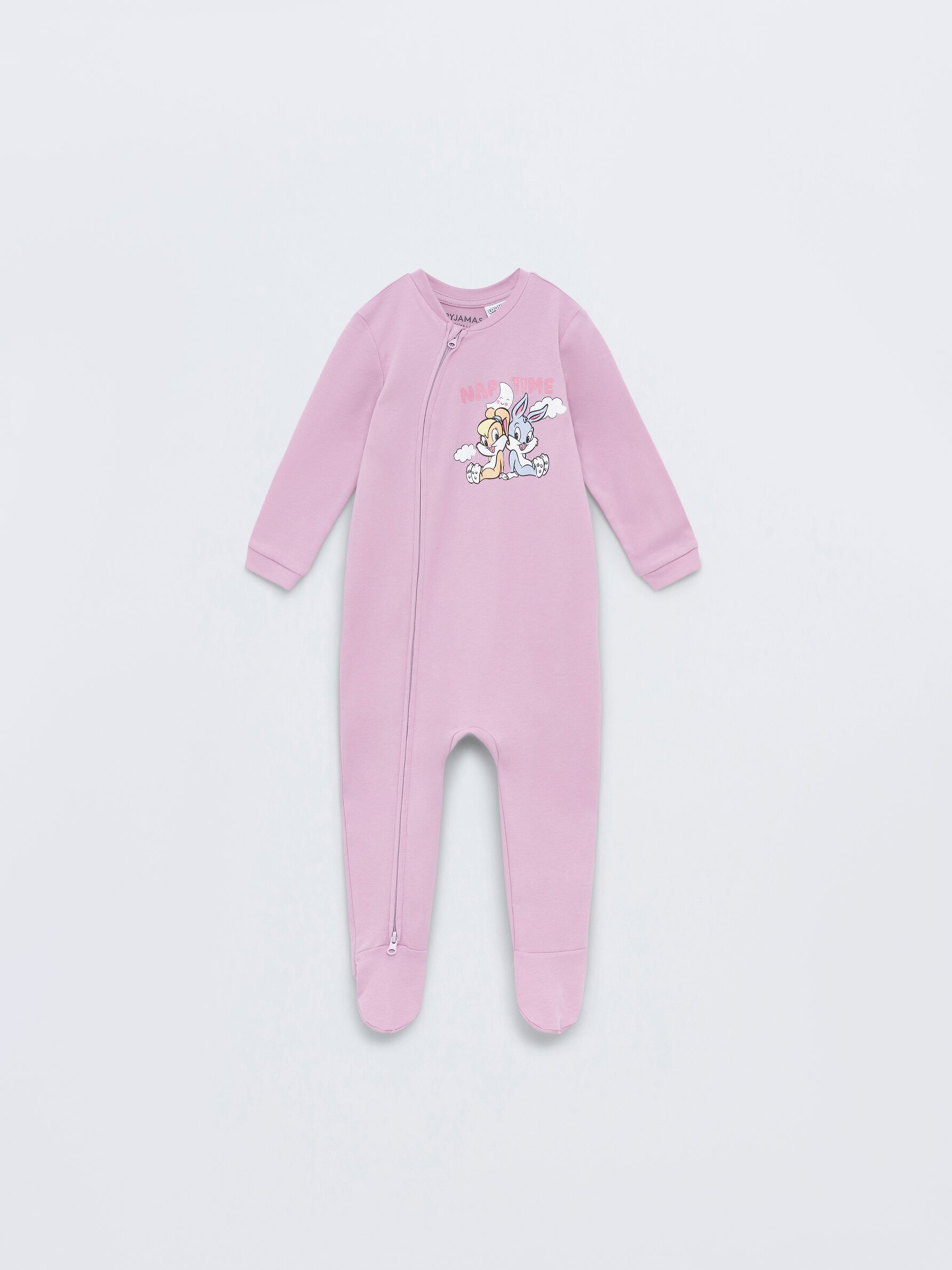 Pack of 2 Looney Tunes Warner Bros sleepsuits with zips