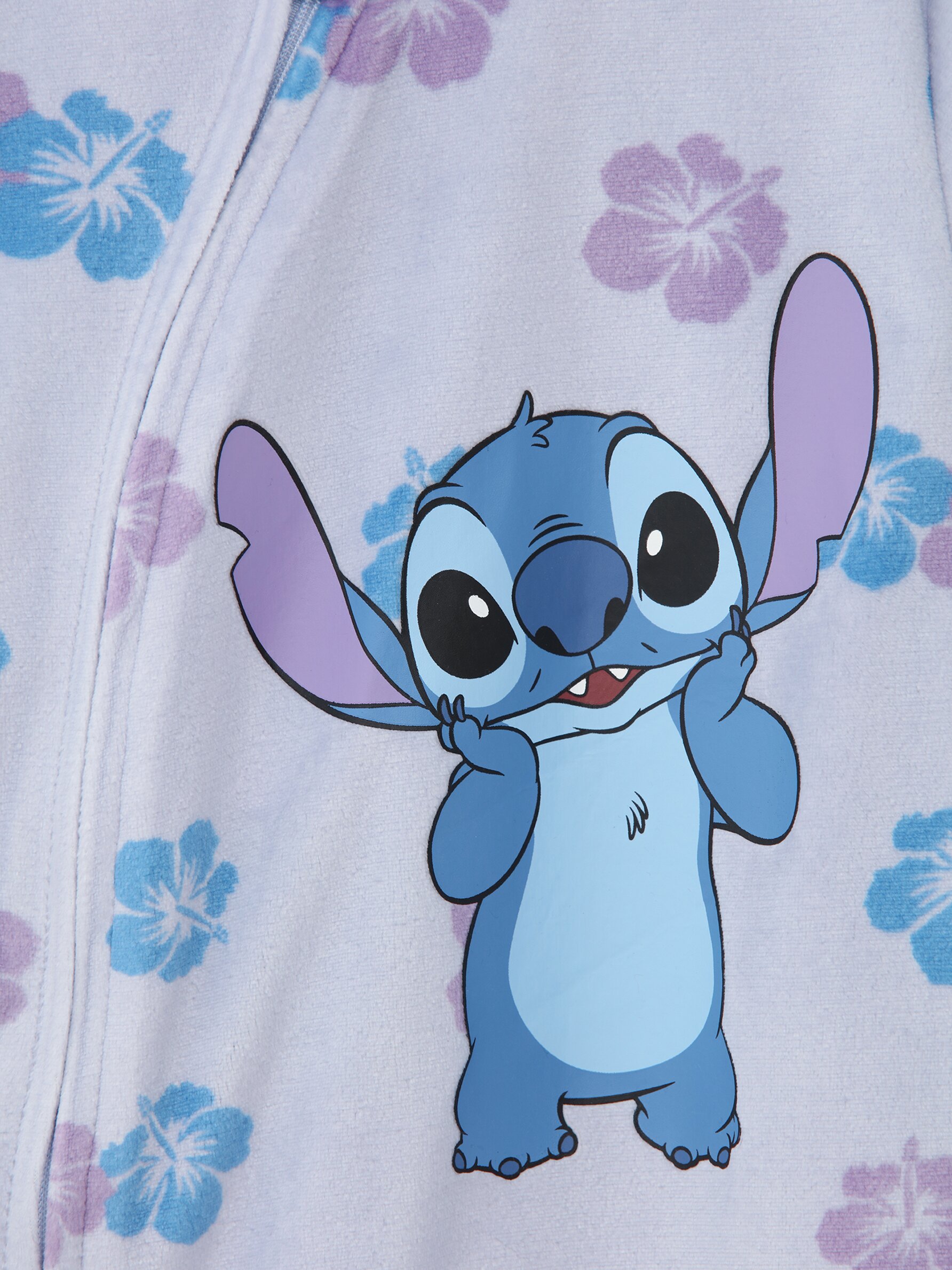 Stitch rosa y azul pijama hot sale