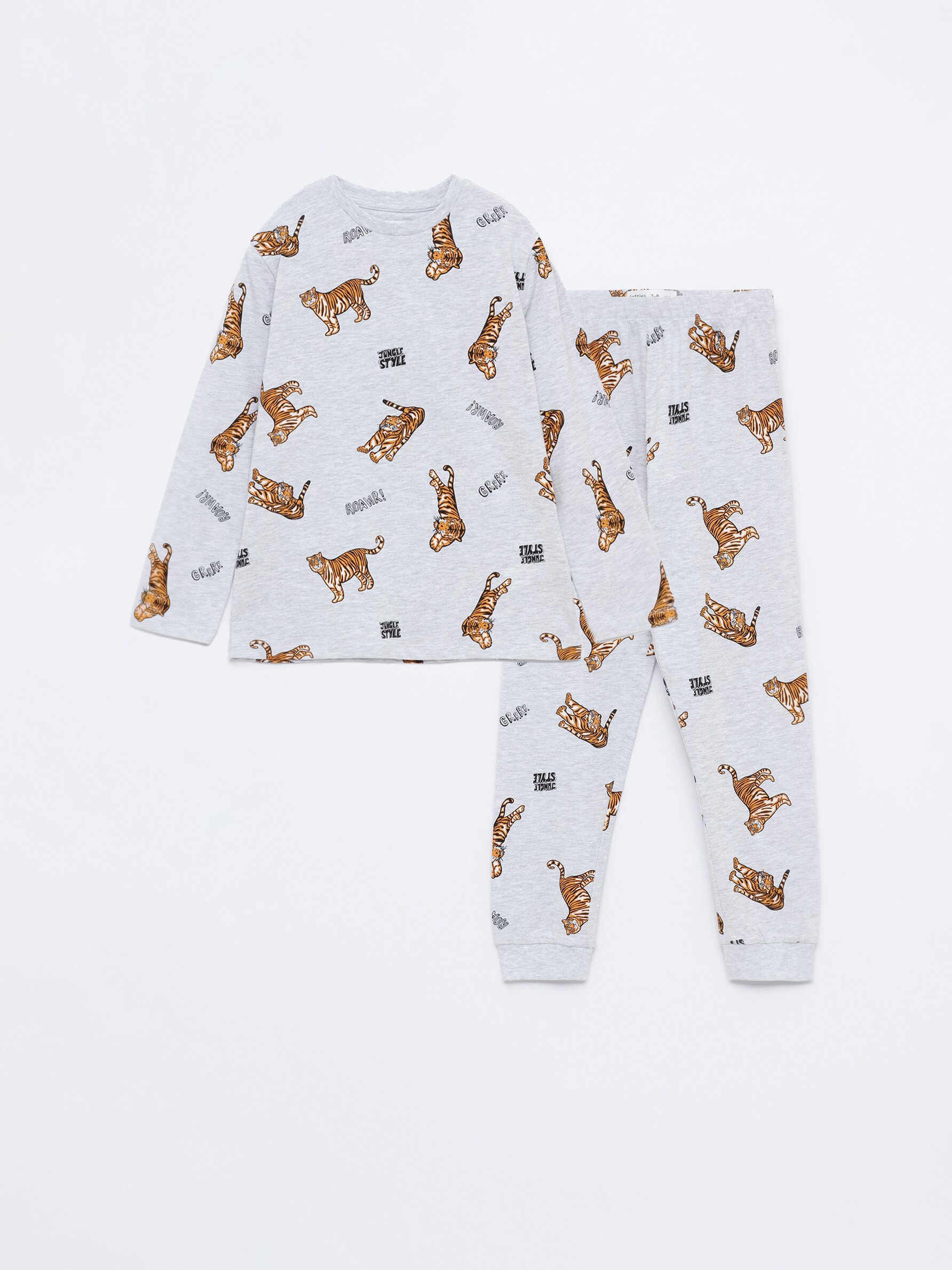 Pijama de bebé con estampado de animales, Pijamas de bebé