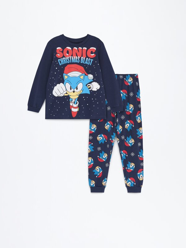 Sonic™ | Sega yılbaşı temalı pijama takımı