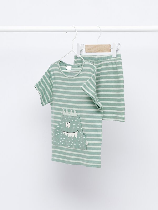 Animal print pyjama set