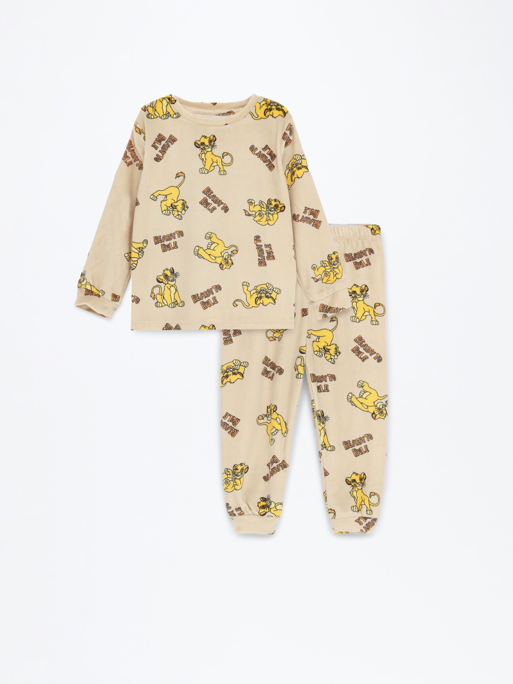 The Lion King Disney print velvet finish pyjamas Pyjamas