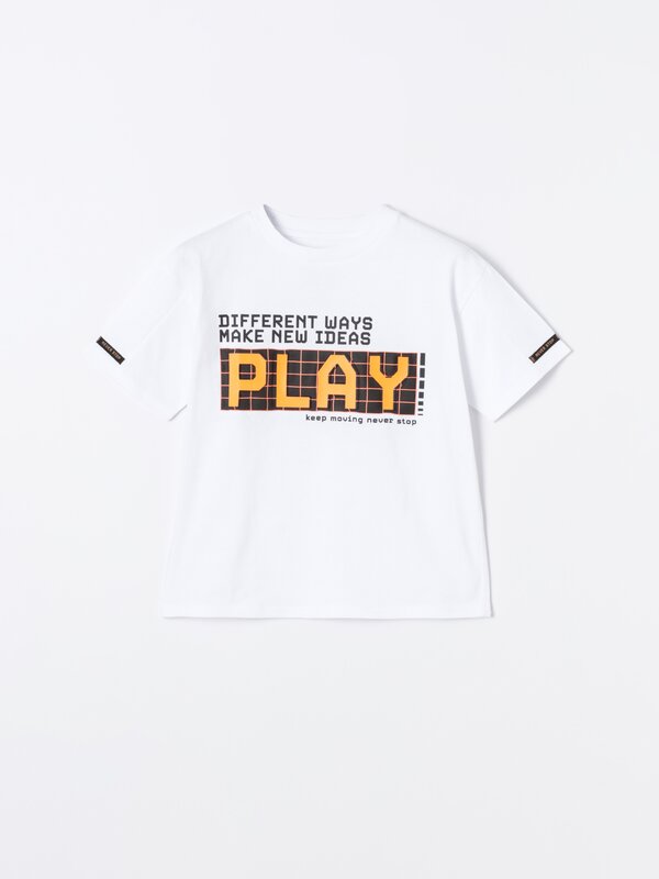 Printed sports top