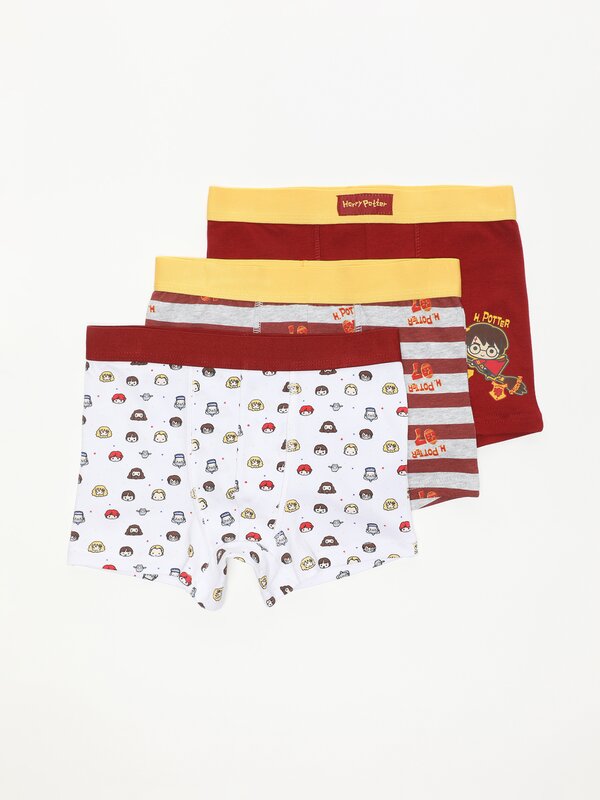 Pack de 3 calzoncillos estampado Harry Potter WARNER BROS