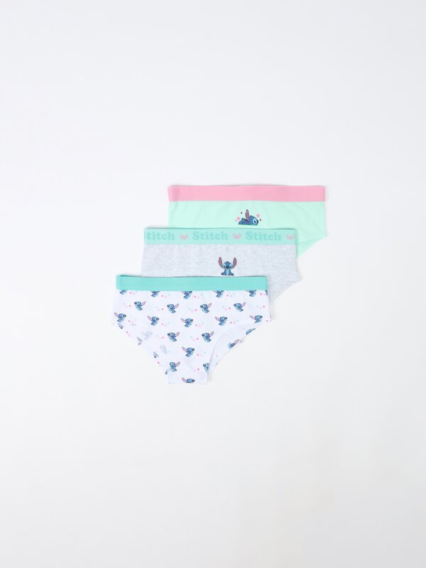 3-pack of ©Disney Lilo & Stitch briefs - Briefs - Underwear - CLOTHING -  Girl - Kids 