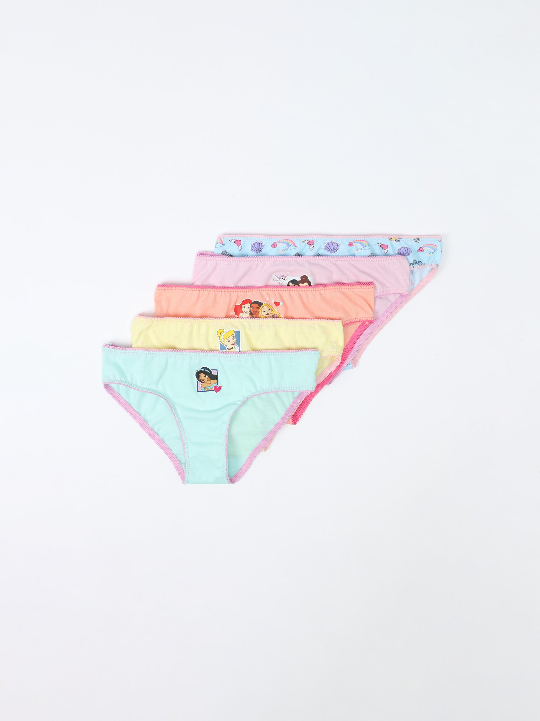 5 pack of Disney Princesses briefs Underwear ACCESSORIES