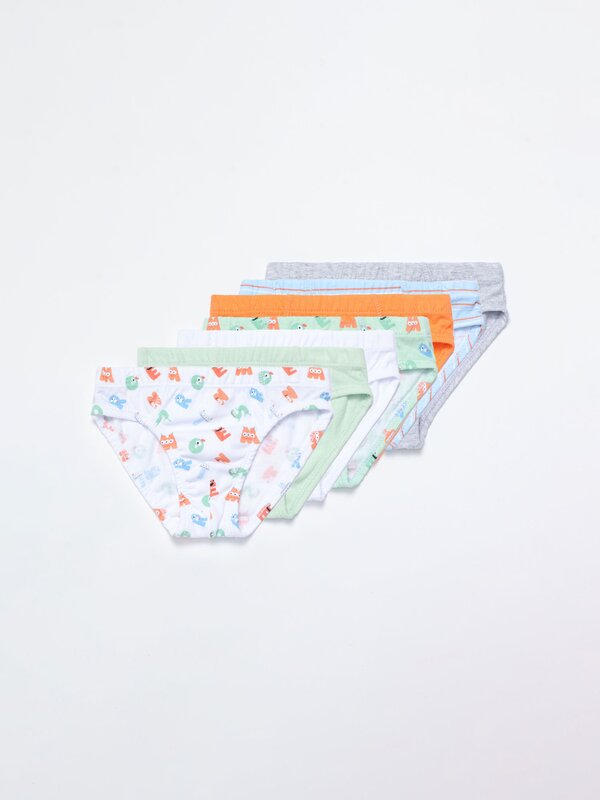 Pack of 7 printed briefs Boxers Underwear CLOTHING Baby Boy Kids Lefties Kuwait