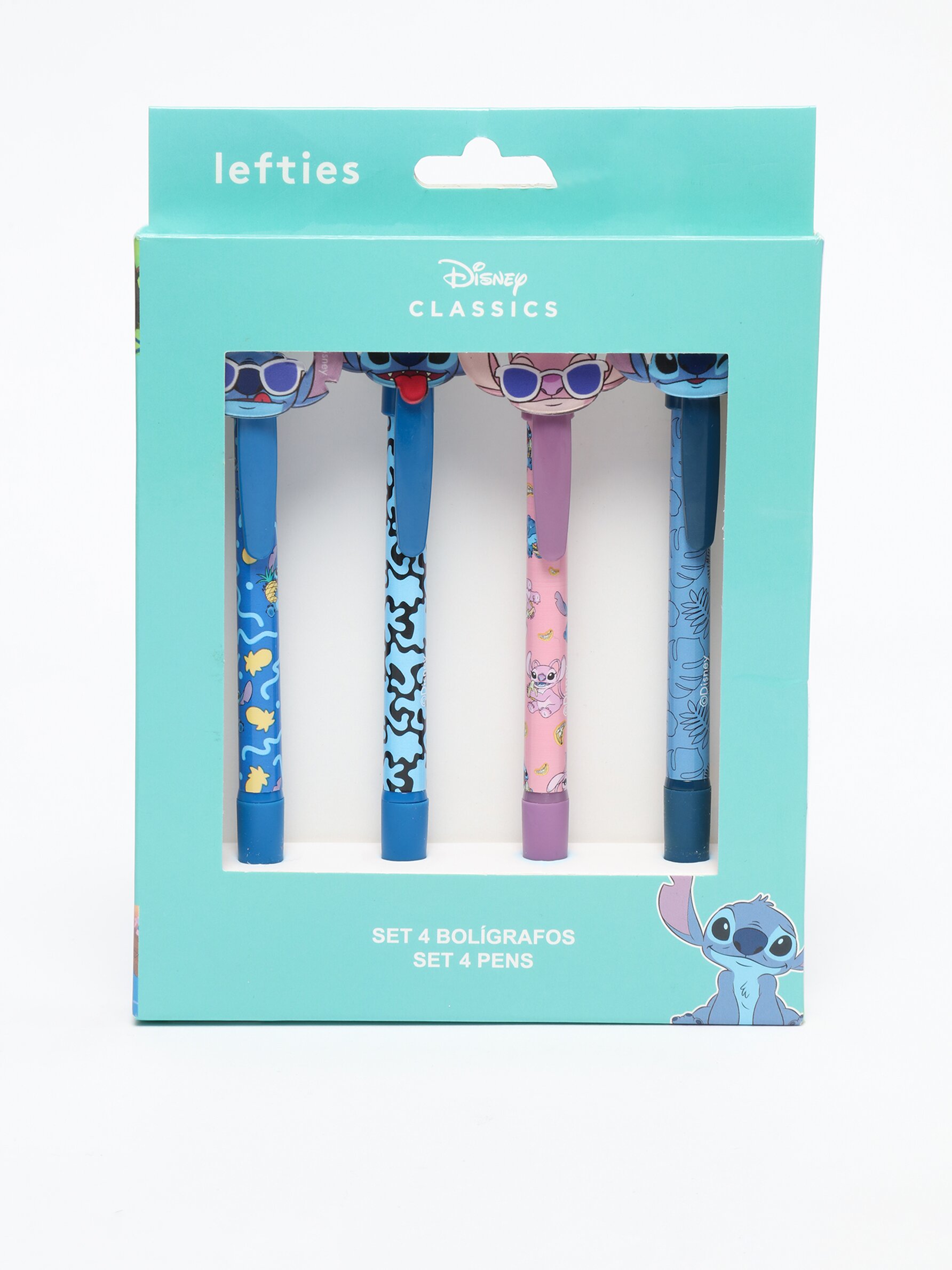 Disney Stitch Sleepy Stitch Pen Set - 4 Pack