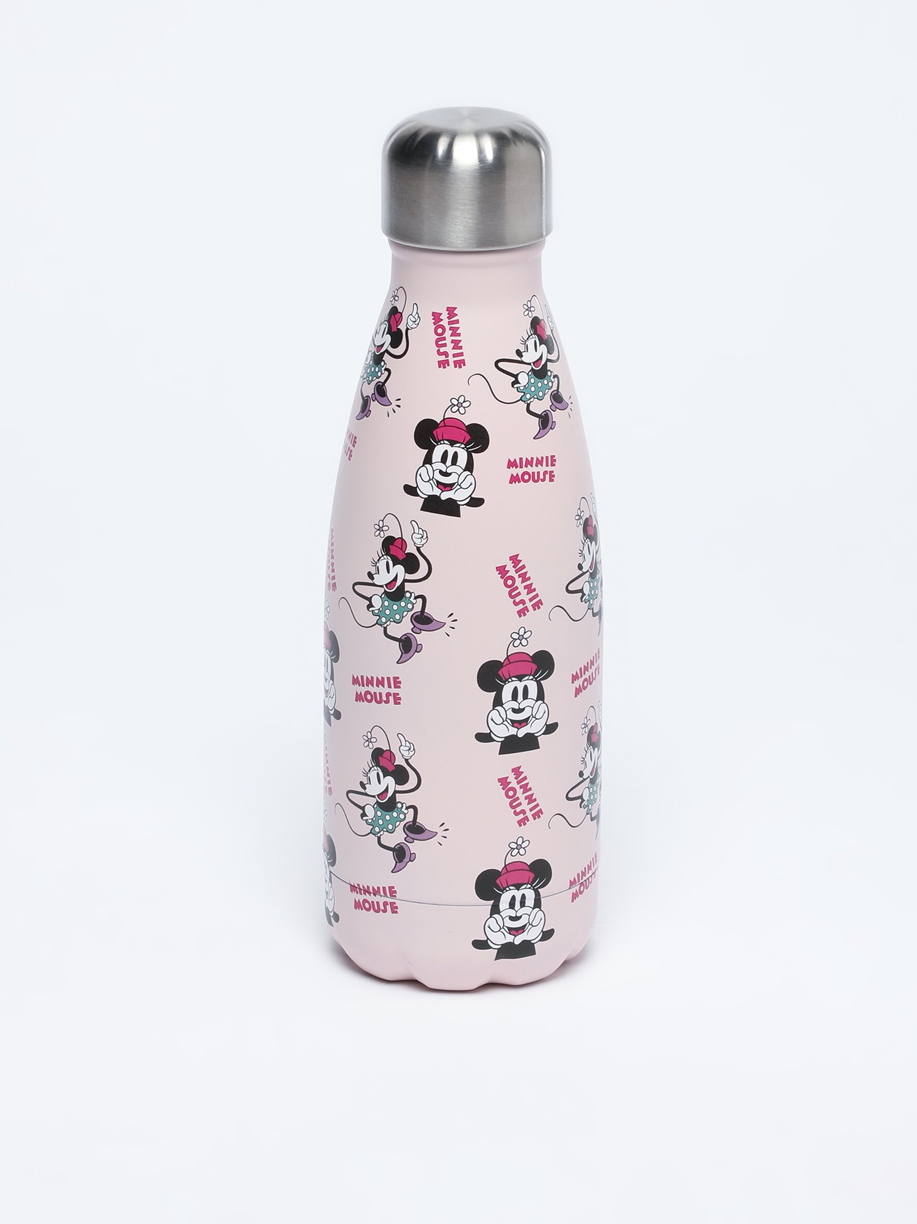 Termo botella de acero inoxidable estampado Minnie Mouse ©Disney