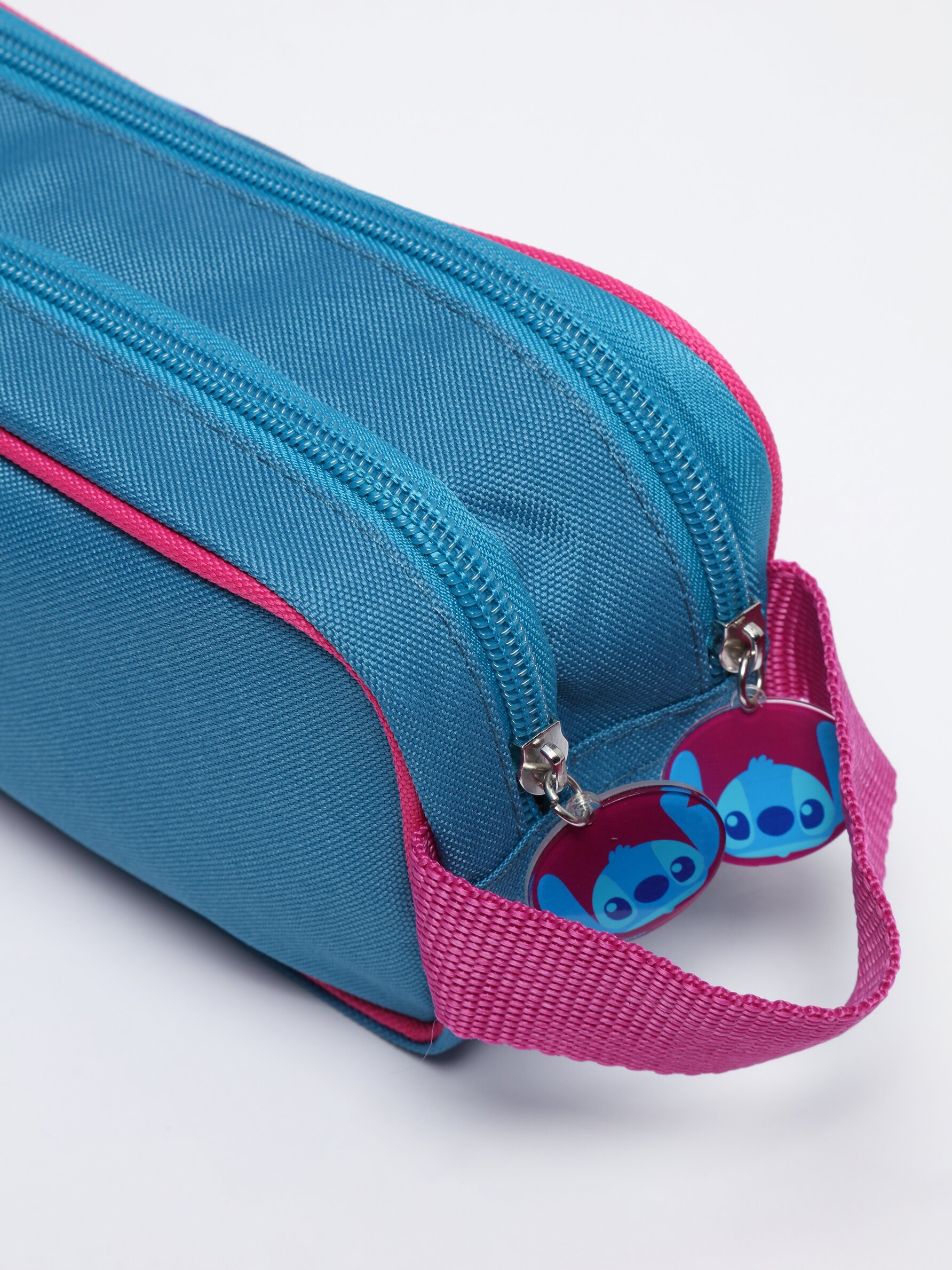Estuche Stitch Estuche Escolar Triple Portatodo con 2 Cremalleras Color  Azul Lilo y Stitch