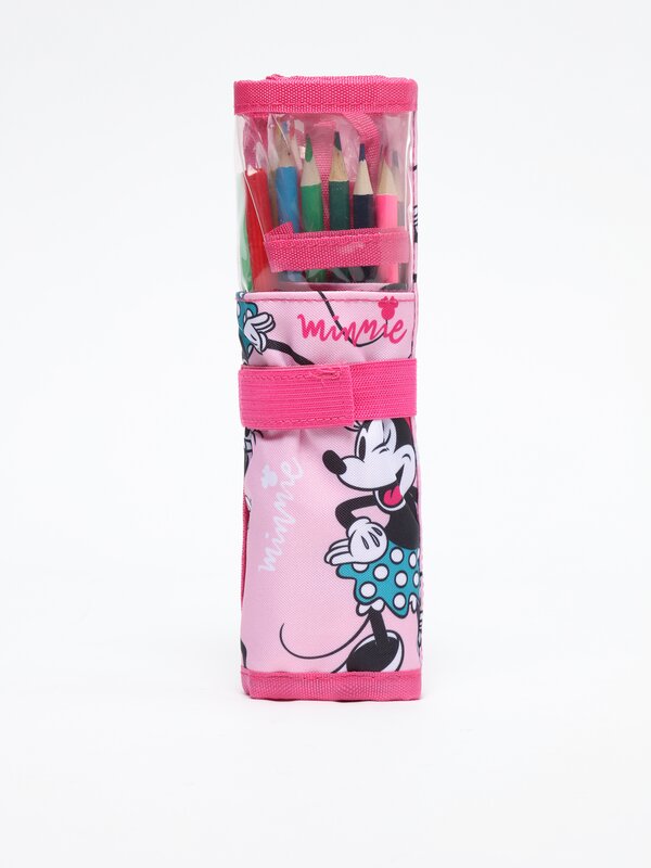 Minnie Mouse ©Disney roll-up pencil case
