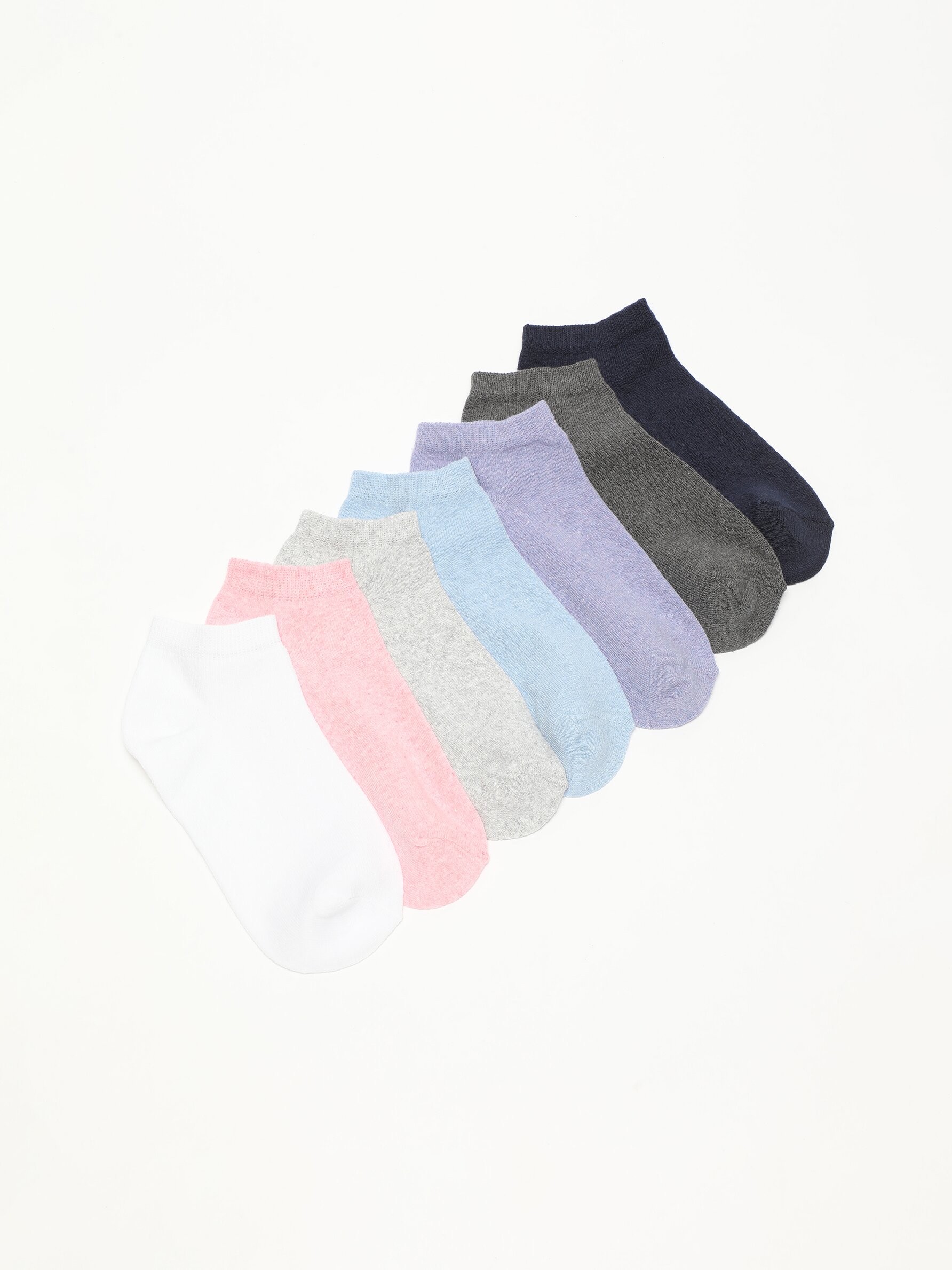Pack 7 pares de calcetines largos de colores básicos - Calcetines - ROPA -  Niña - Niños 