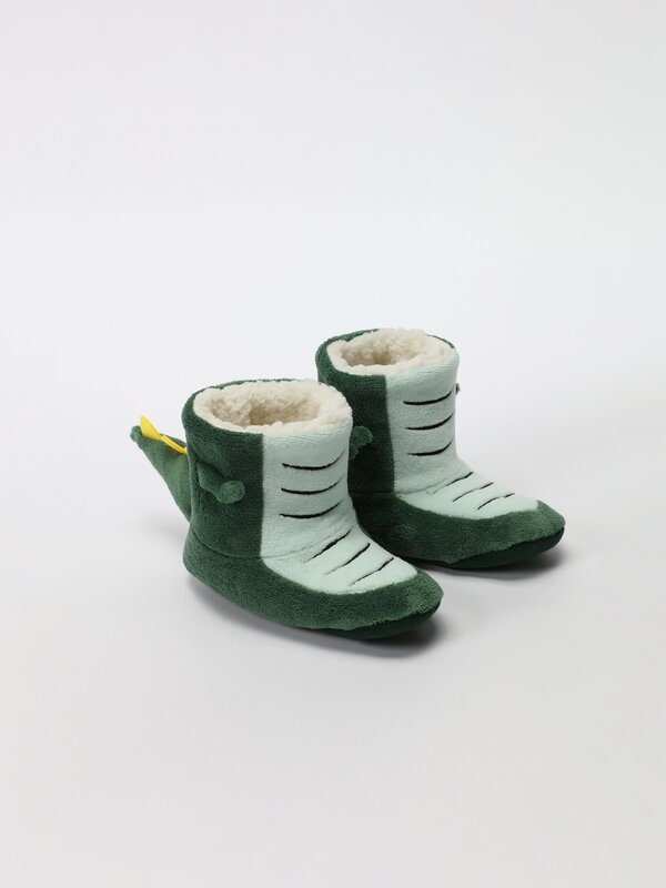 Dinosaur house boots