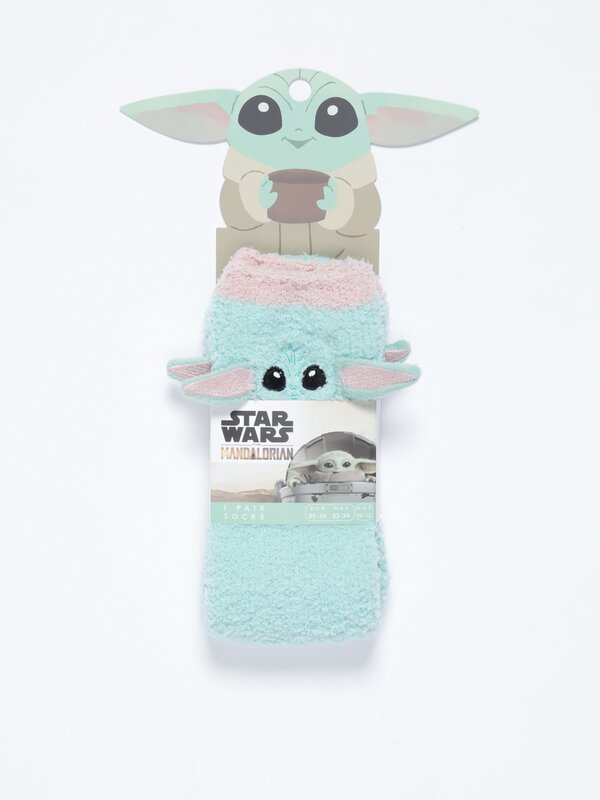 Calcetíns antiesvarantes Baby Yoda © Disney