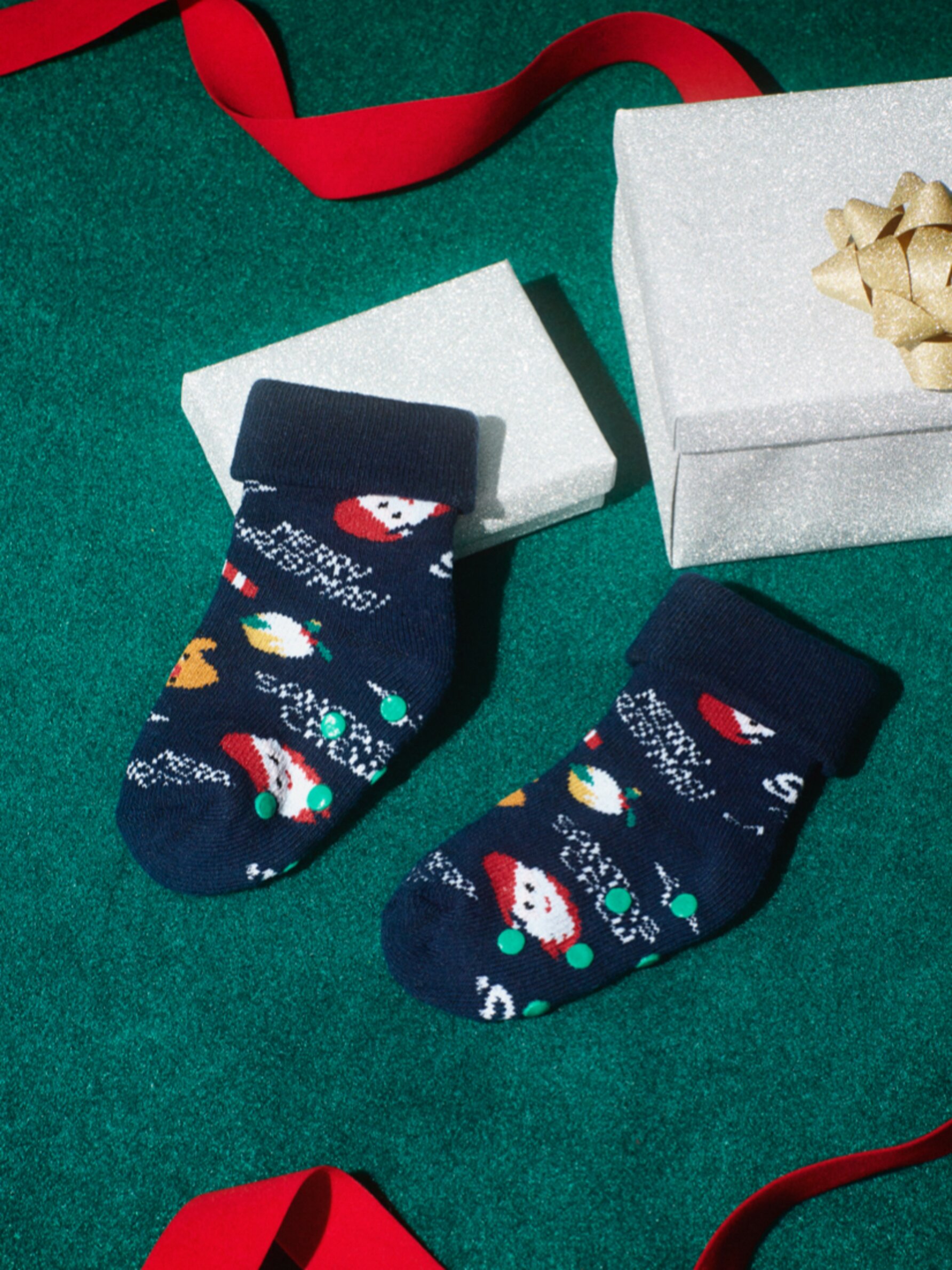 Baby boy online christmas socks
