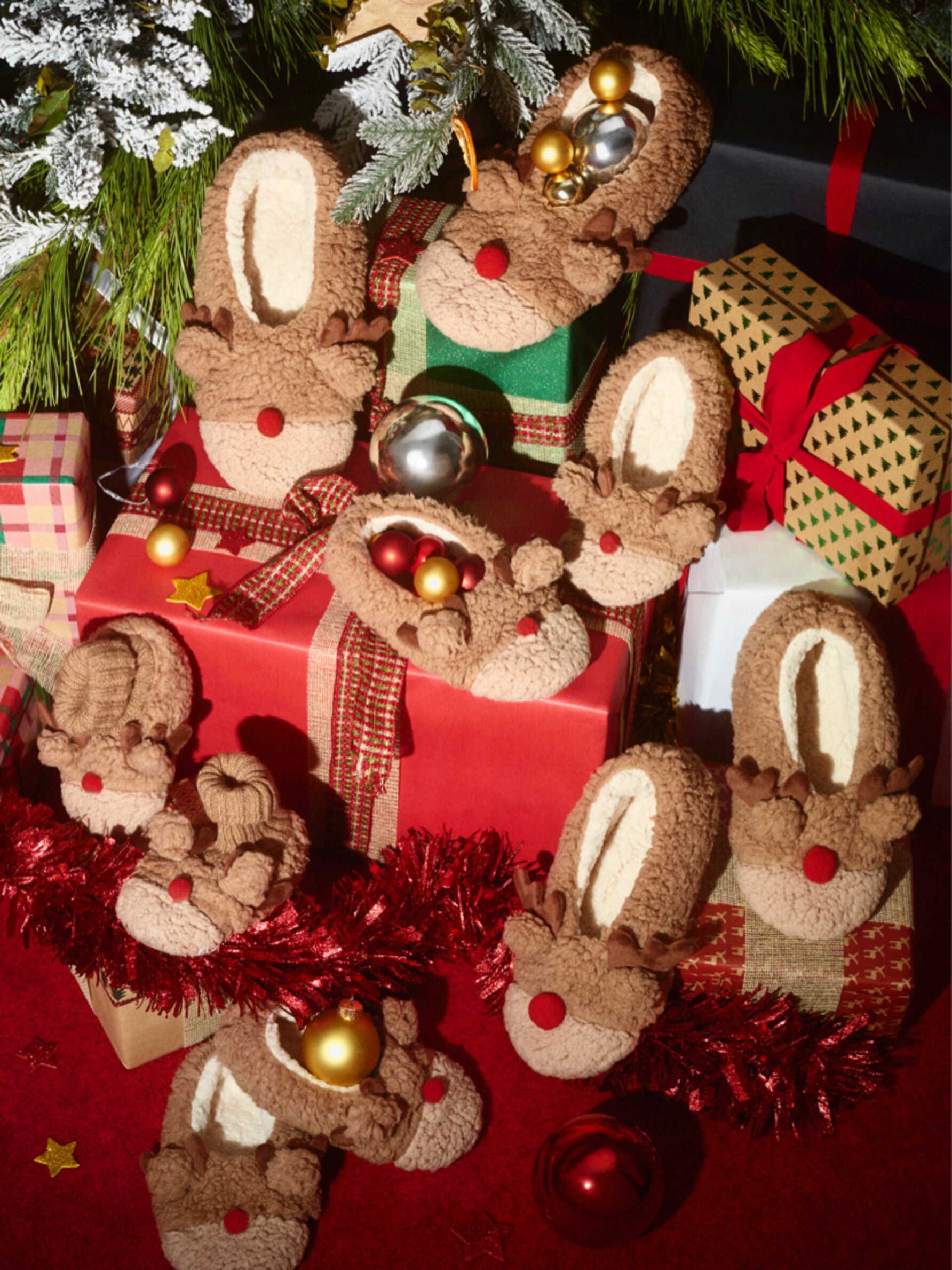 Kids Reindeer house slippers