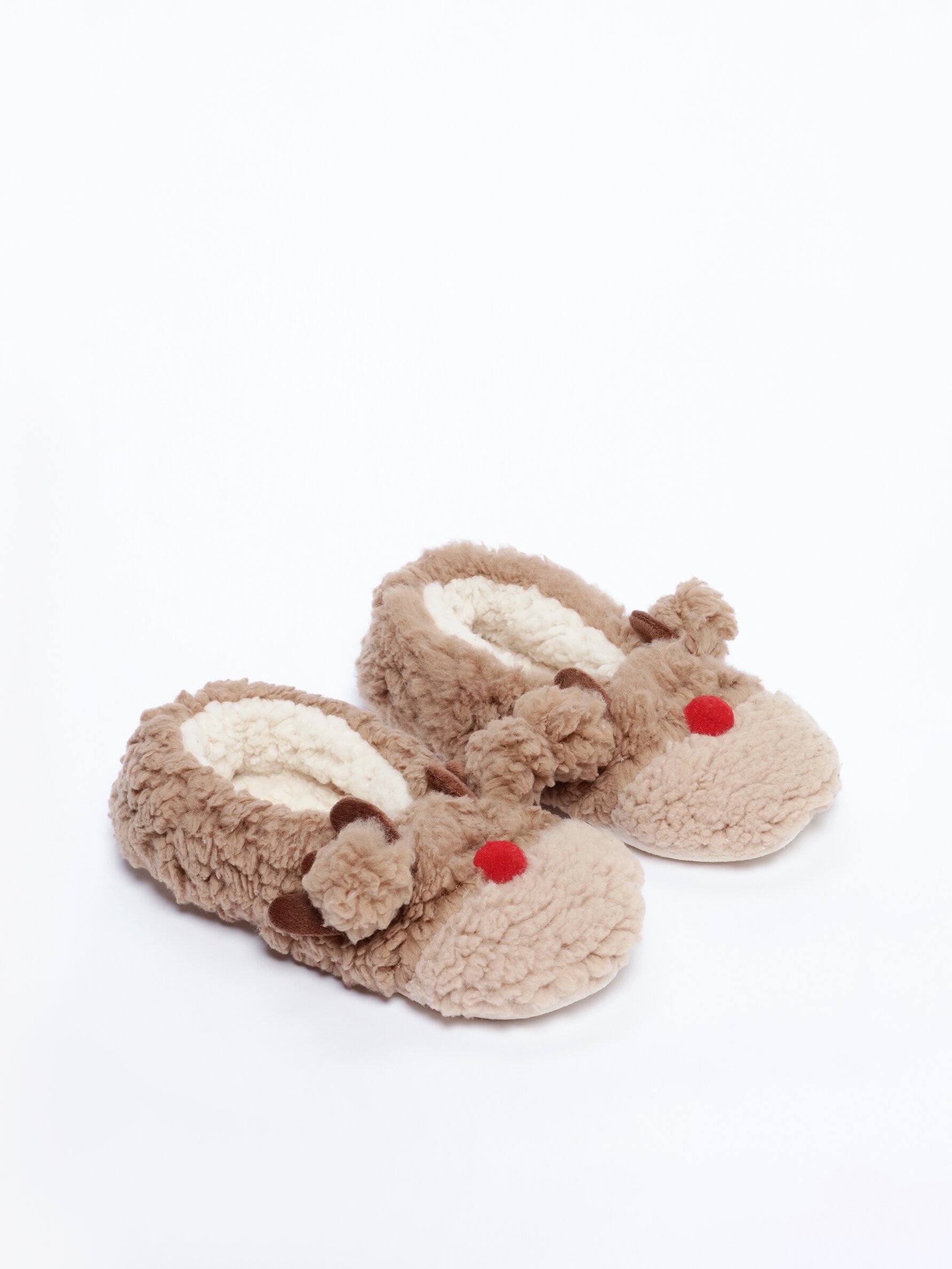 Boys discount reindeer slippers