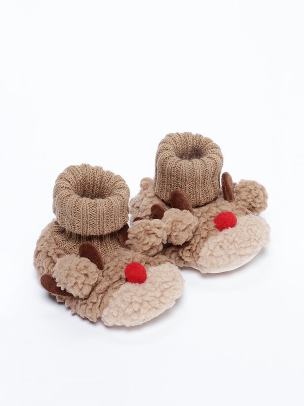 Baby | Reindeer house slippers